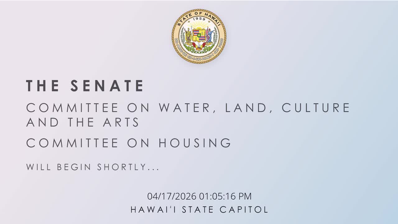 Senate Standing Committee on Hawaiian Affairs