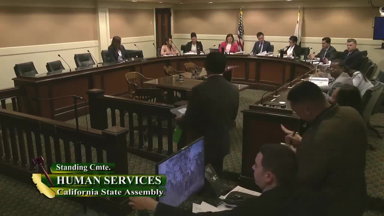 Assembly Standing Committee on Human Services