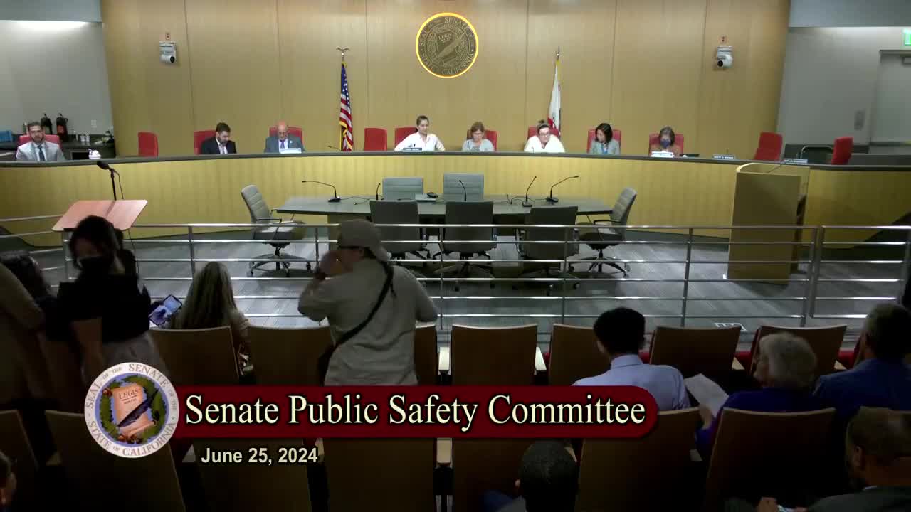 Senate Standing Committee on Public Safety