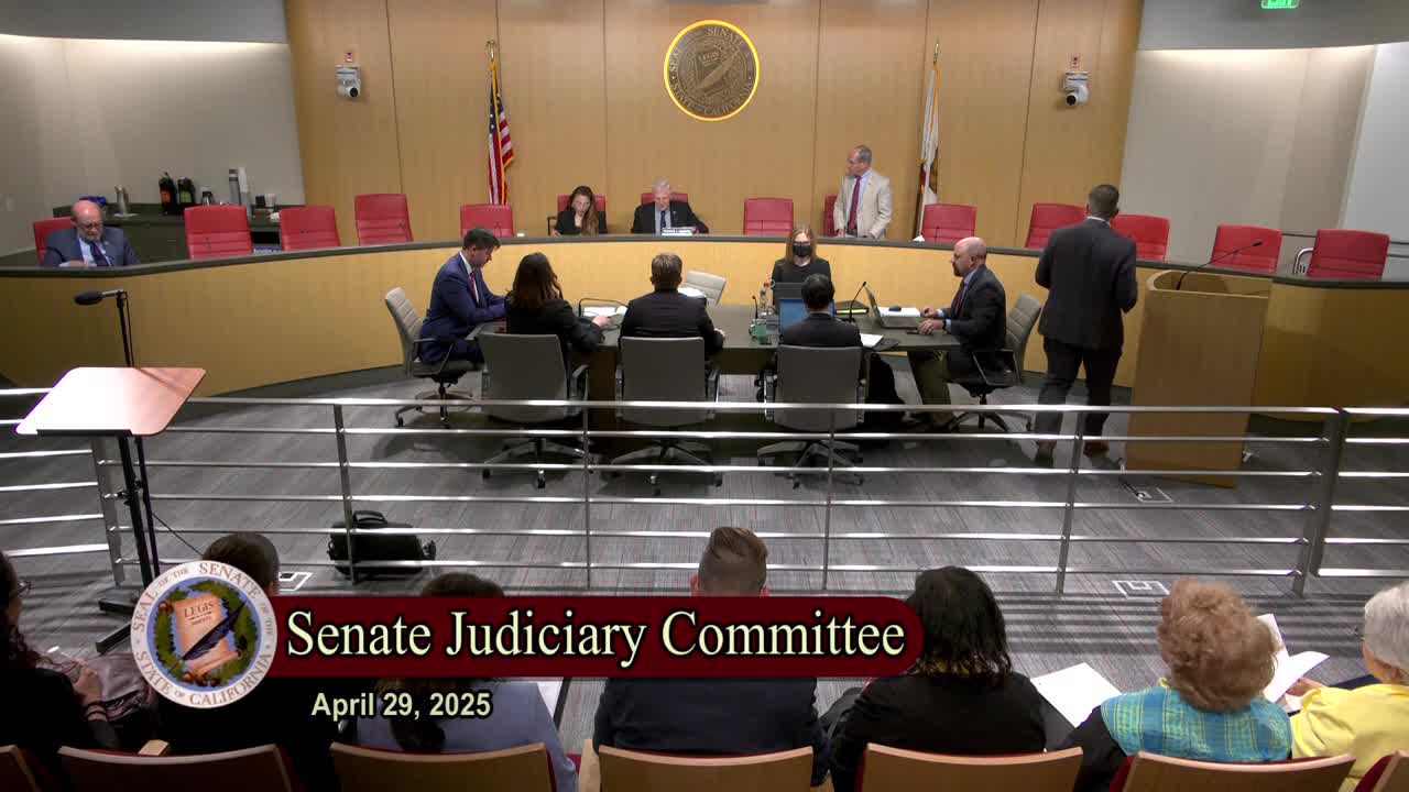 Senate Standing Committee on Judiciary