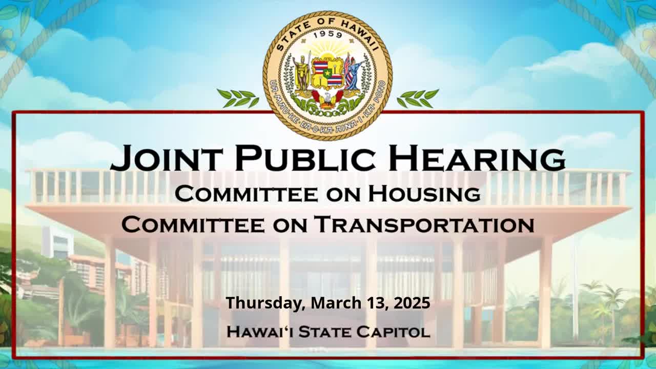House Standing Committee on Housing