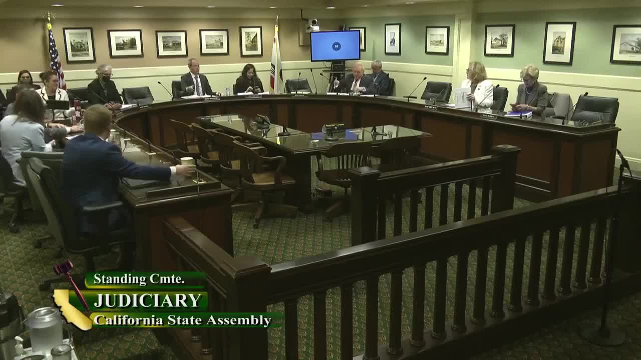 Assembly Standing Committee on Judiciary