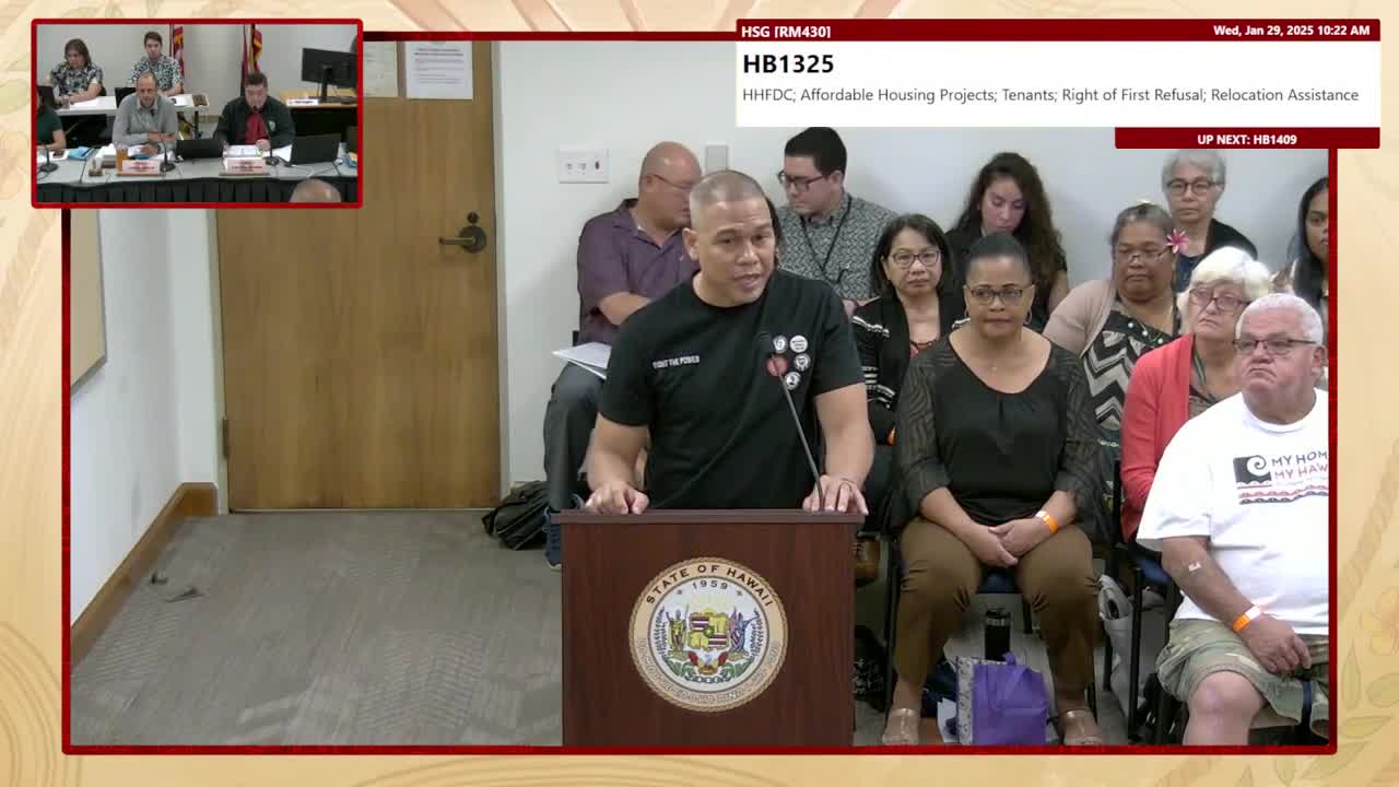 House Standing Committee on Housing
