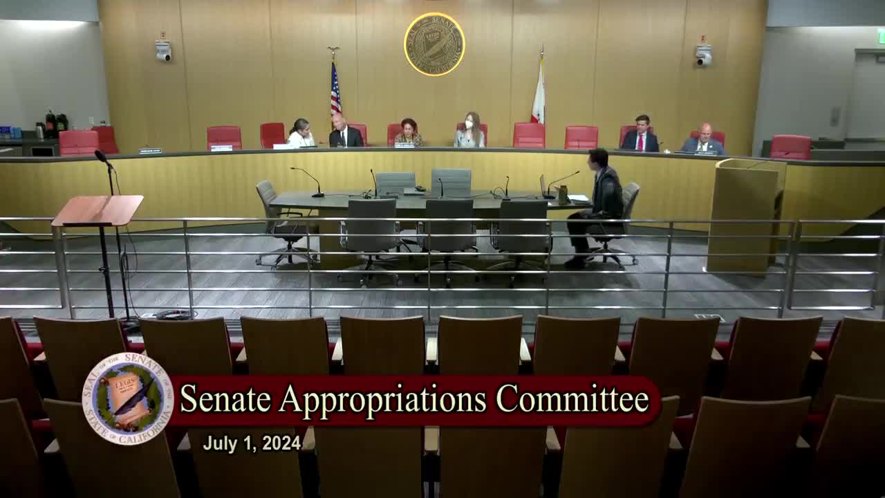 Senate Standing Committee on Appropriations