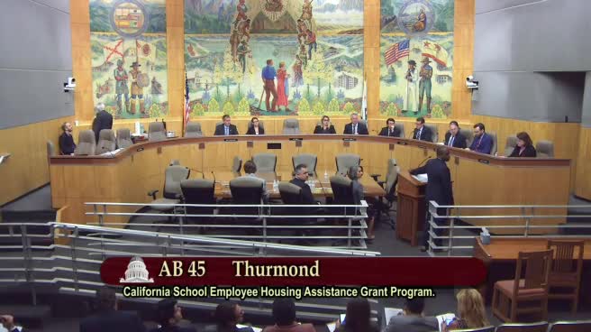 Senate Standing Committee on Transportation and Housing