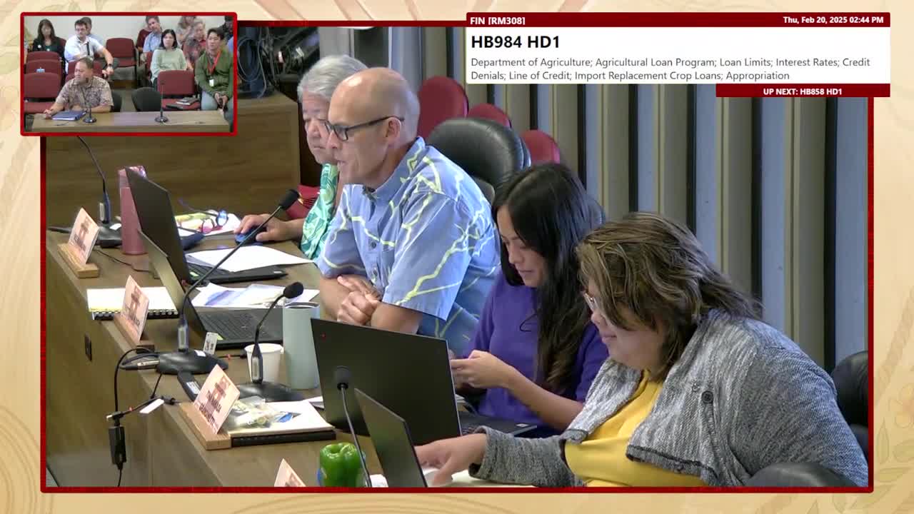 House Standing Committee on Finance