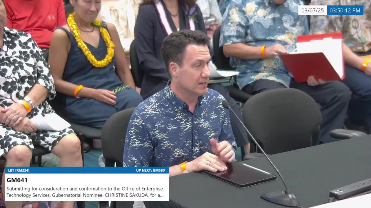 Senate Standing Committee on Labor and Technology