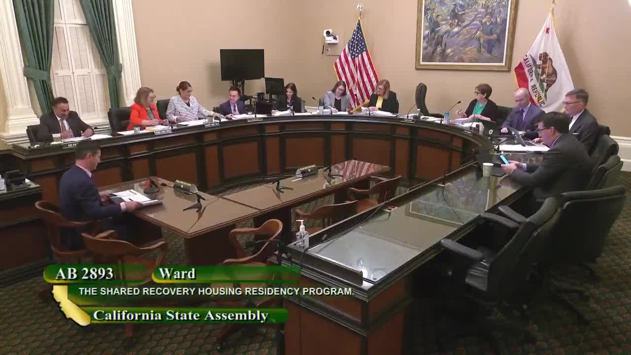 Assembly Standing Committee on Housing and Community Development