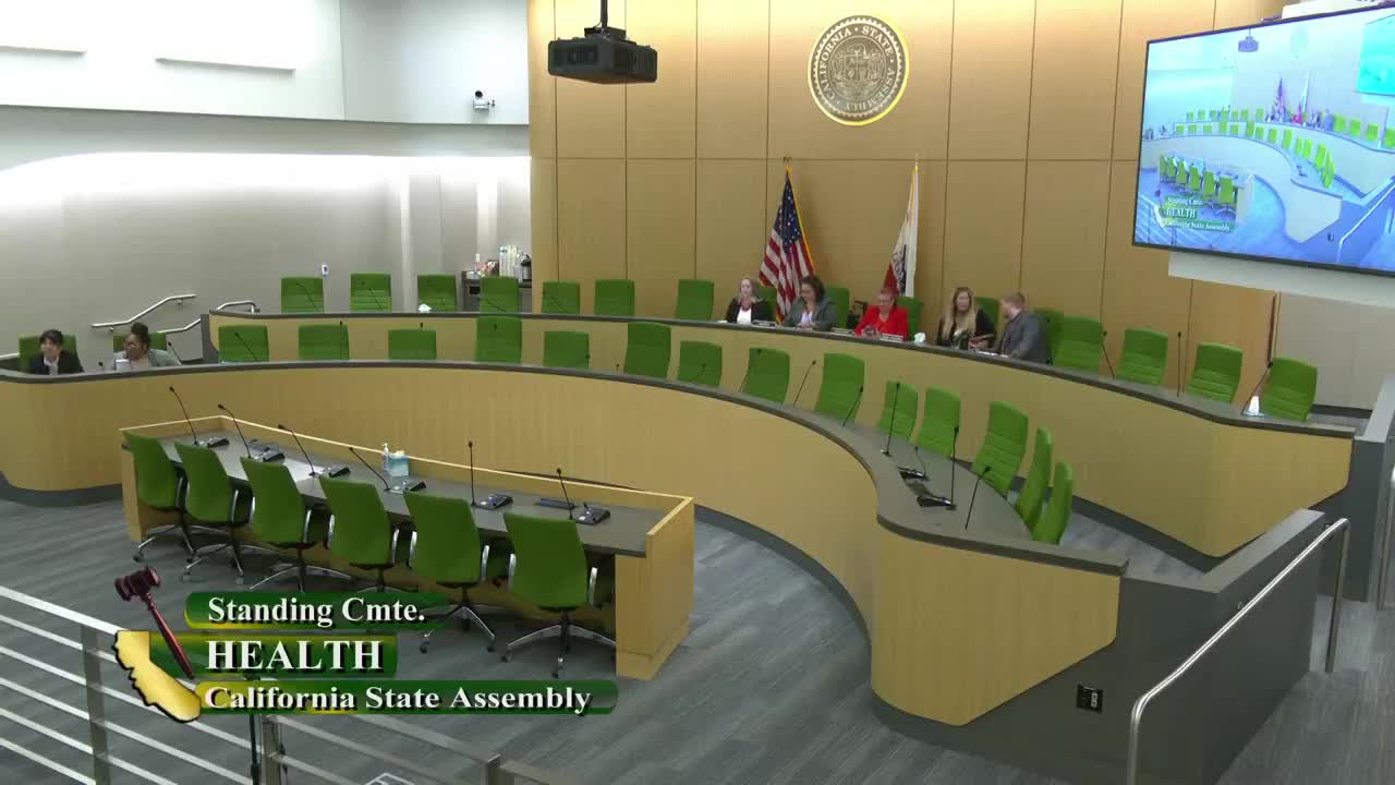 Assembly Standing Committee on Health