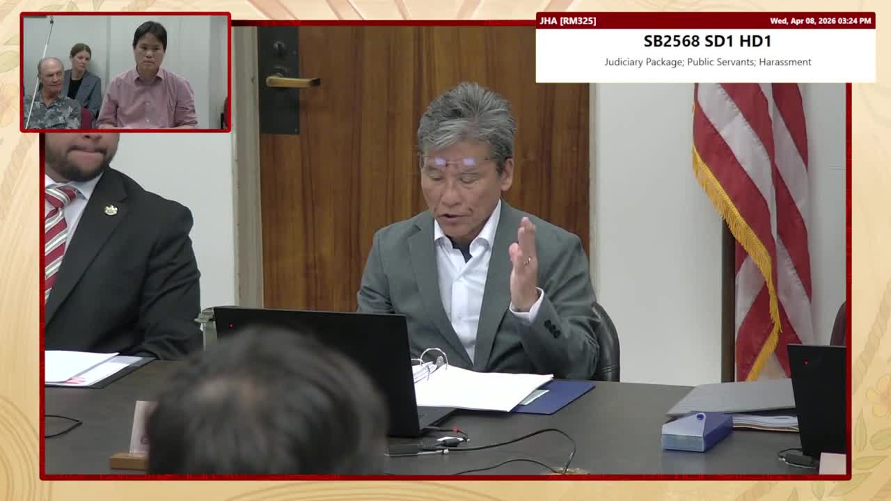 House Standing Committee on Judiciary & Hawaiian Affairs
