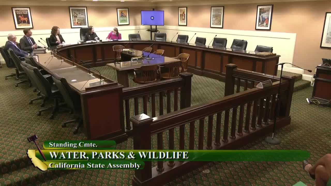 Assembly Standing Committee on Water, Parks, and Wildlife