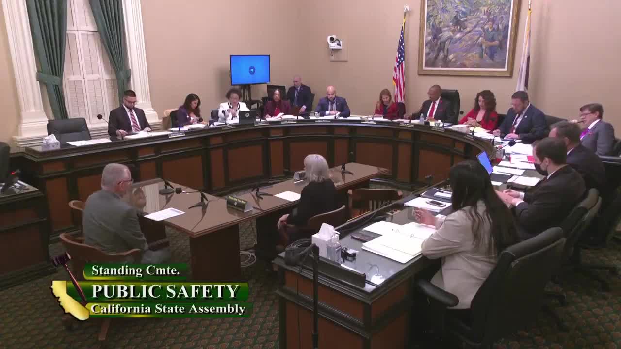 Assembly Standing Committee on Public Safety