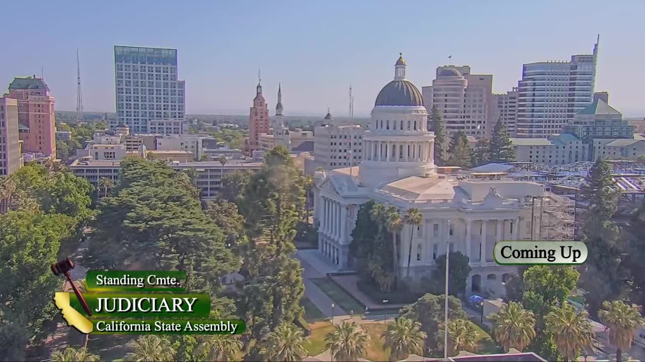 Assembly Standing Committee on Judiciary Video