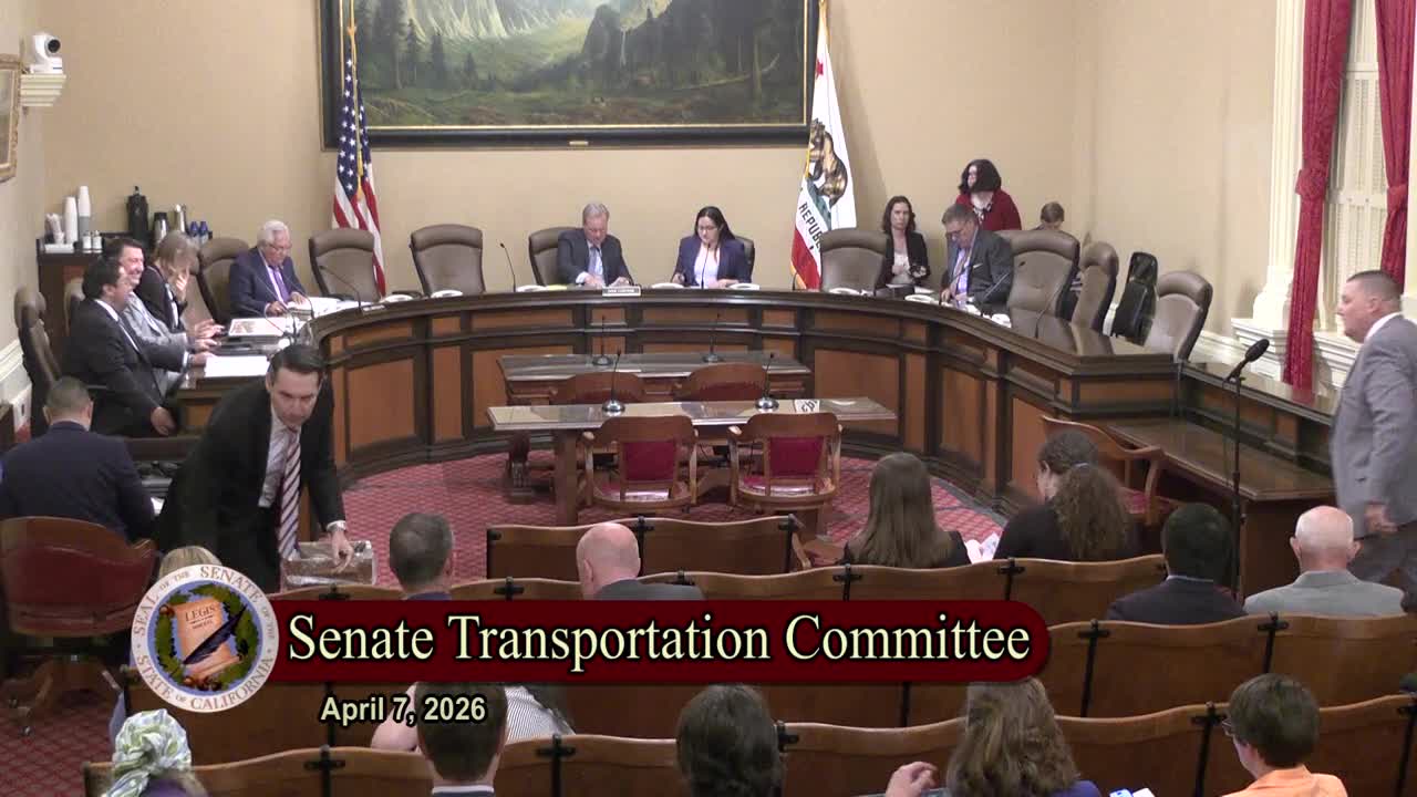 Senate Standing Committee on Transportation