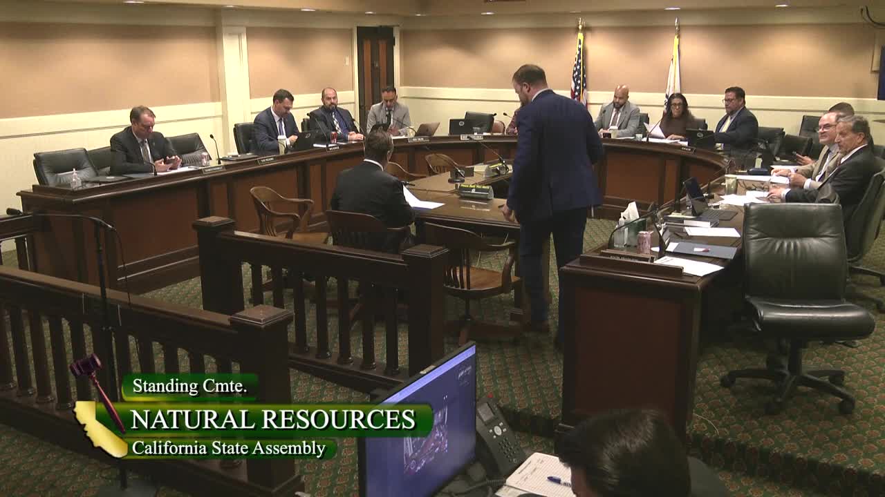 Assembly Standing Committee on Natural Resources