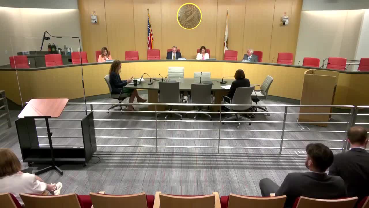 Senate Standing Committee on Business, Professions and Economic Development