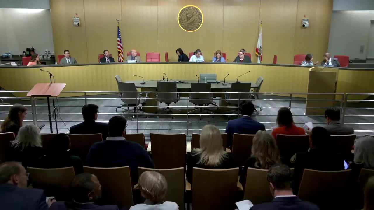 Senate Standing Committee on Public Safety Video