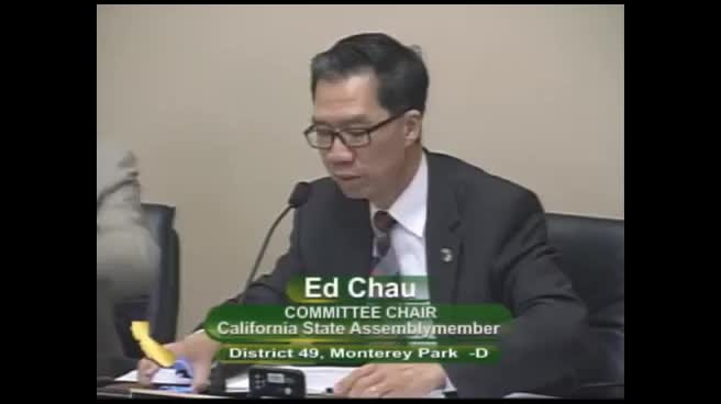 Assembly Standing Committee on Privacy and Consumer Protection