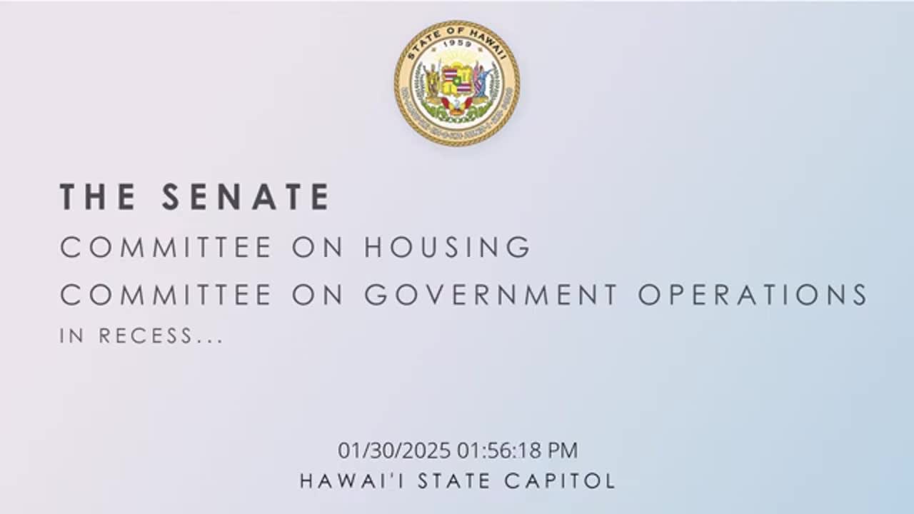 Senate Standing Committee on Government Operations
