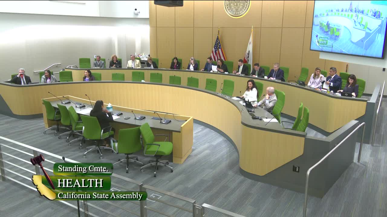 Assembly Standing Committee on Health