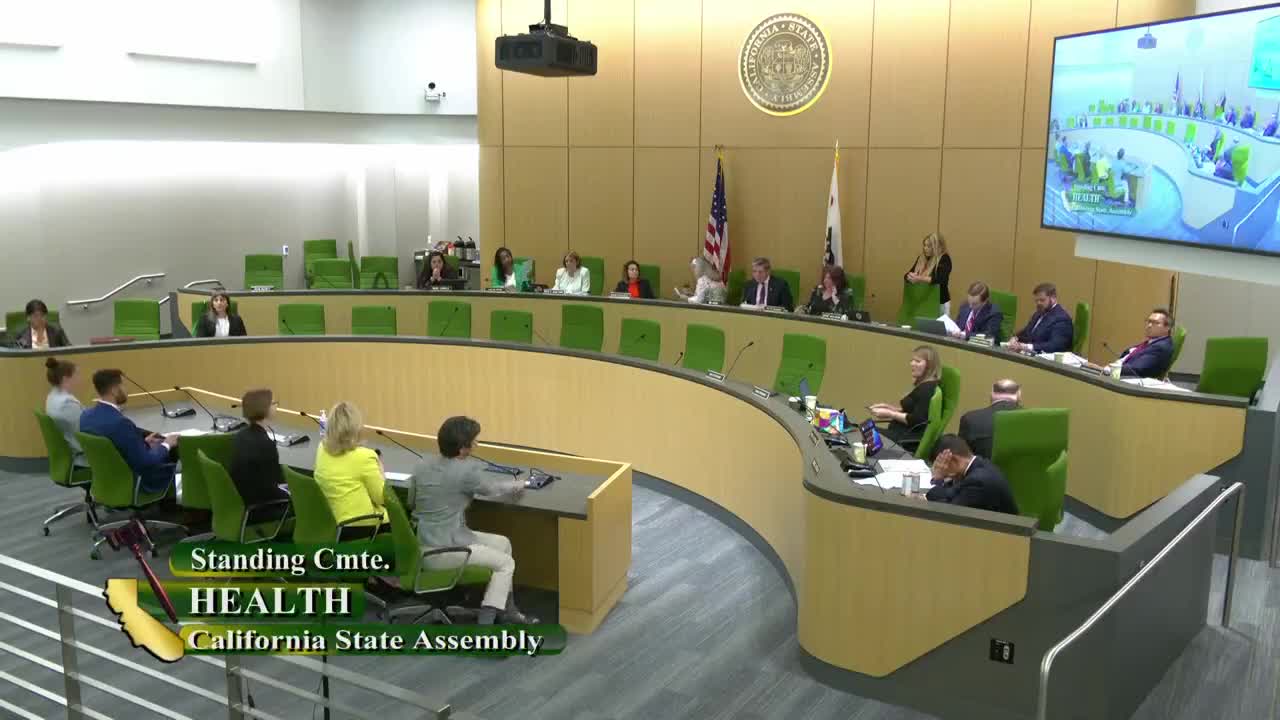 Assembly Standing Committee on Health