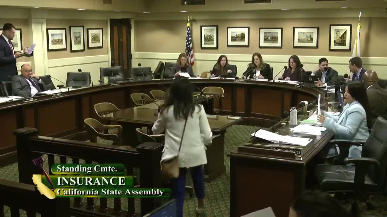 Assembly Standing Committee on Insurance