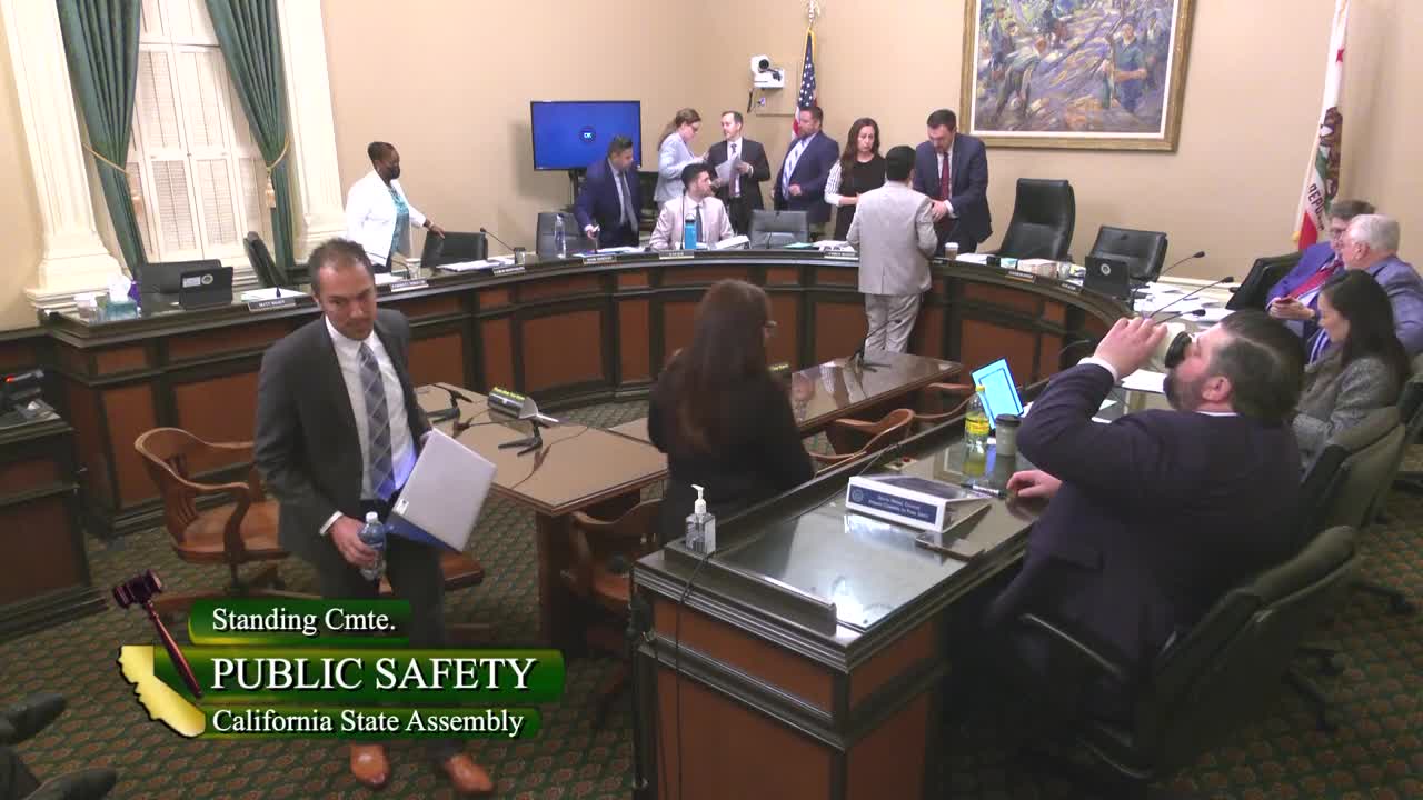 Assembly Standing Committee on Public Safety