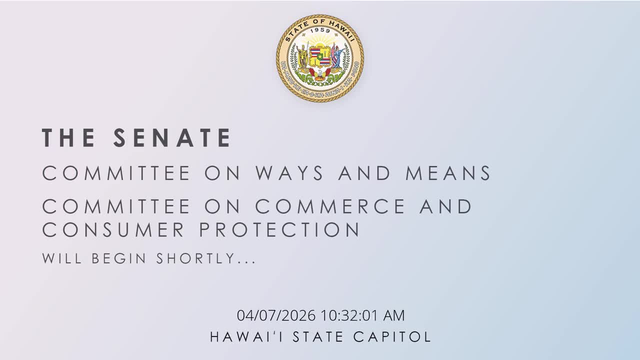 Senate Standing Committee on Commerce and Consumer Protection