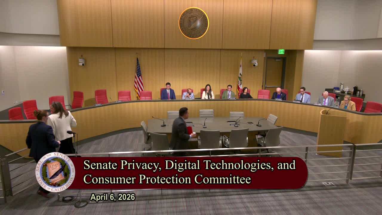 Senate Standing Committee on Privacy, Digital Technologies, and Consumer Protection