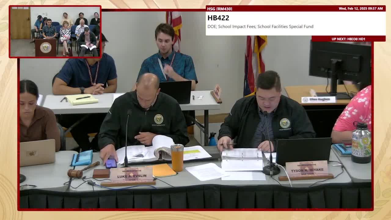 House Standing Committee on Housing