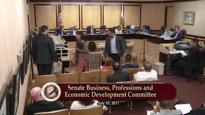 Senate Standing Committee on Business, Professions and Economic Development