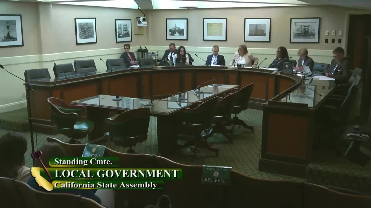 Assembly Standing Committee on Local Government