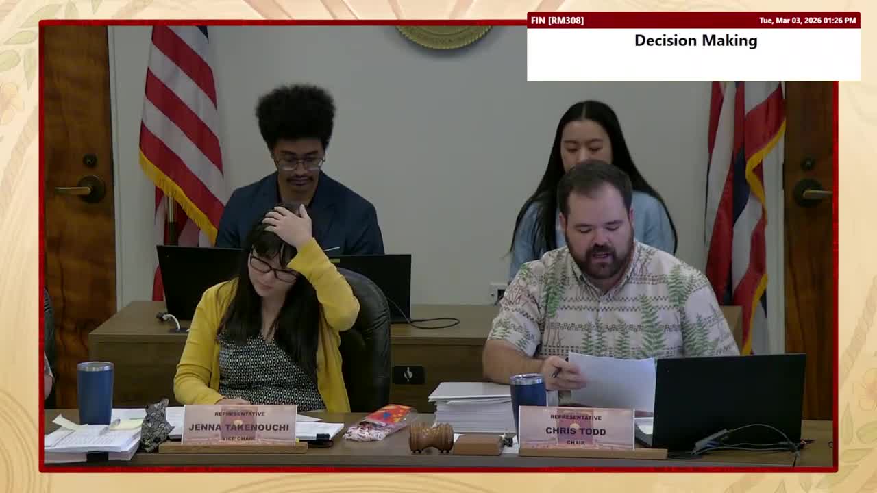 House Standing Committee on Finance