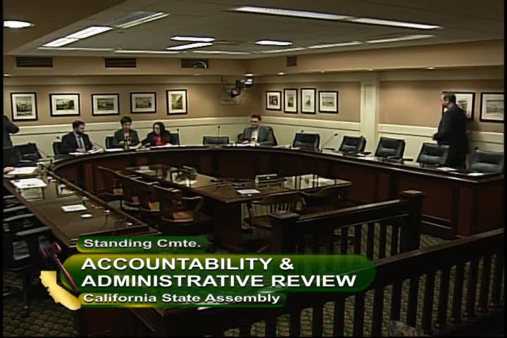 Assembly Standing Committee on Accountability and Administrative Review