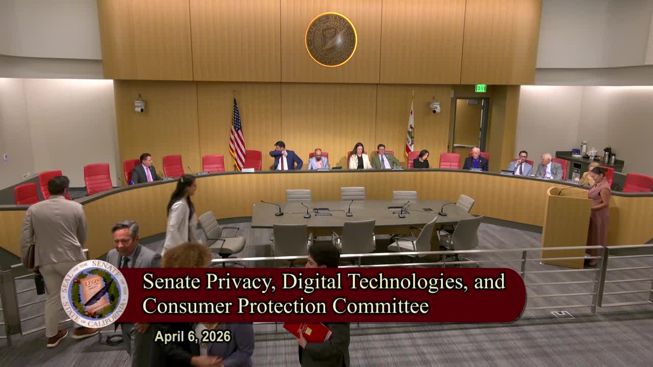 Senate Standing Committee on Privacy, Digital Technologies, and Consumer Protection