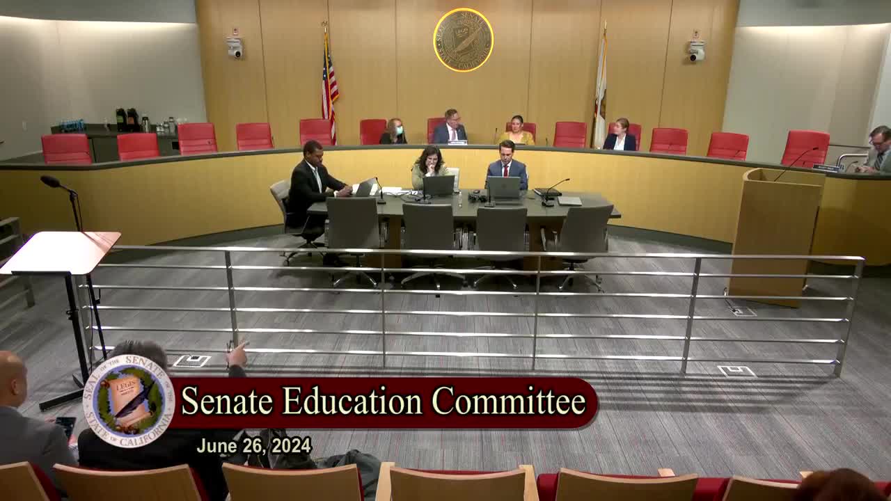 Senate Standing Committee on Education