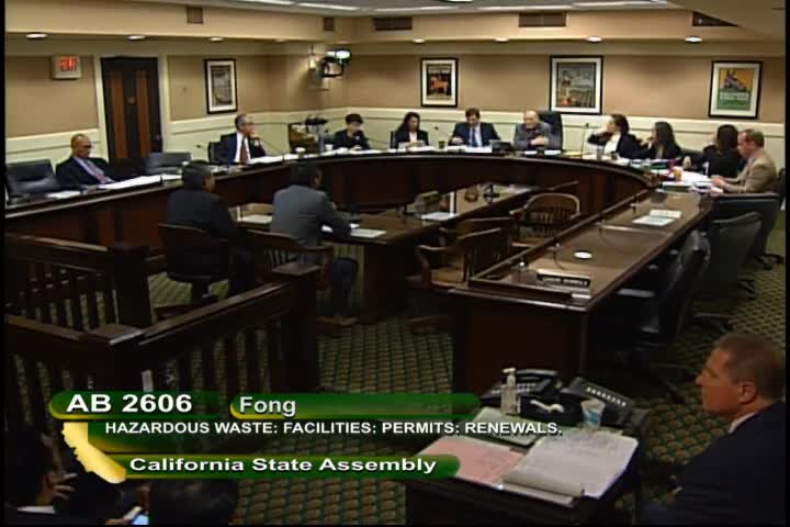 Assembly Standing Committee on Environmental Safety and Toxic Materials