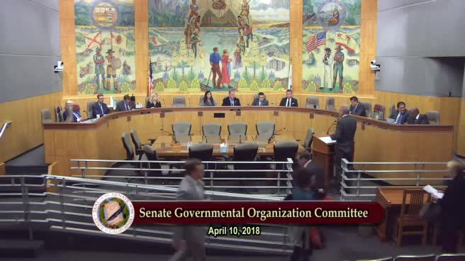 Senate Standing Committee on Governmental Organization