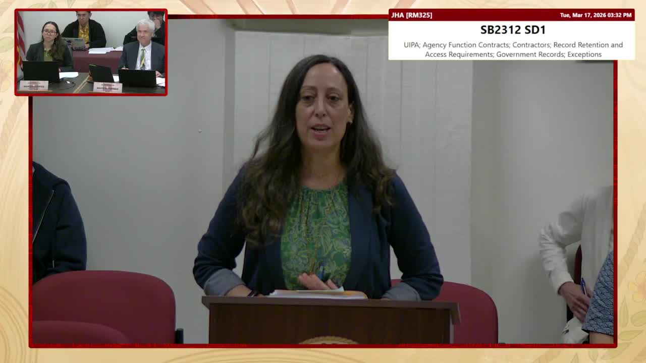 House Standing Committee on Judiciary & Hawaiian Affairs