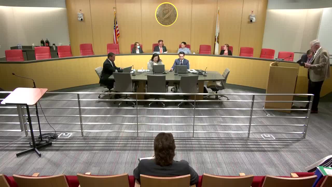 Senate Standing Committee on Education Video