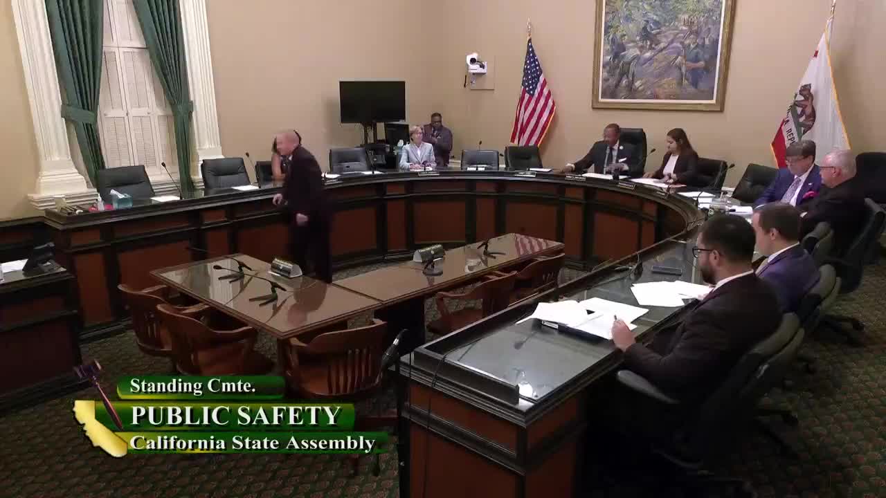 Assembly Standing Committee on Public Safety