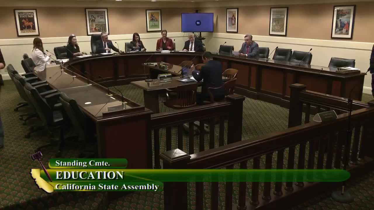 Assembly Standing Committee on Education