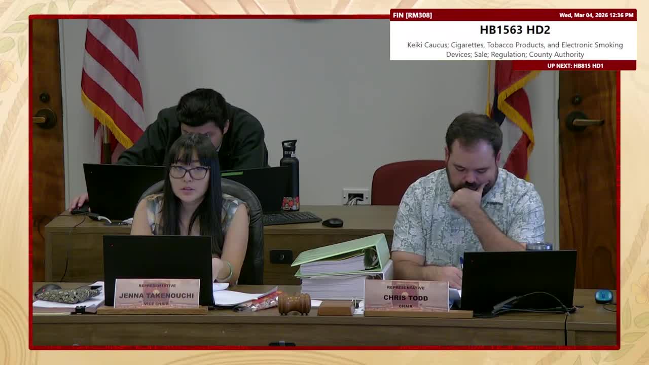 House Standing Committee on Finance