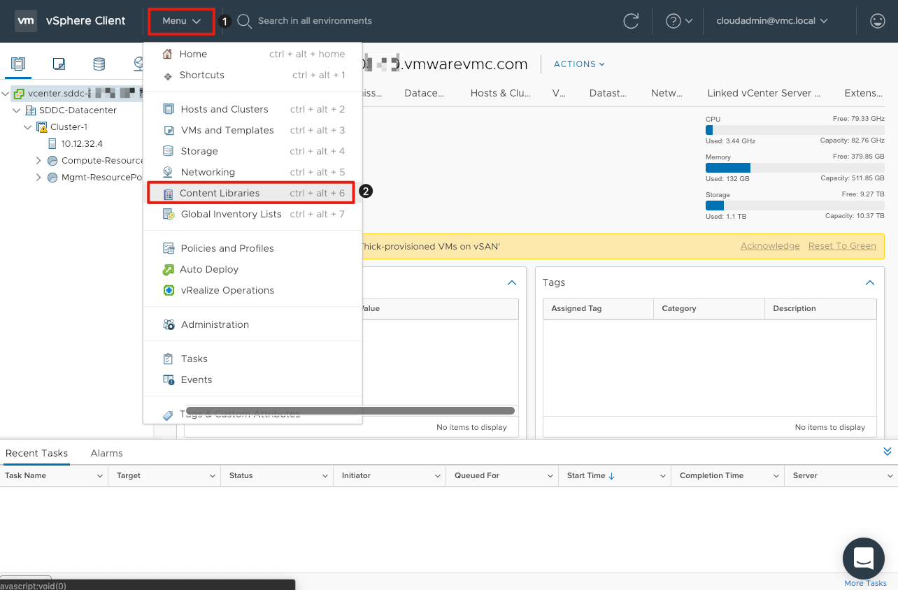 Working With Your Sddc Lab Manual Vmware Cloud On Aws Customer Experience Day