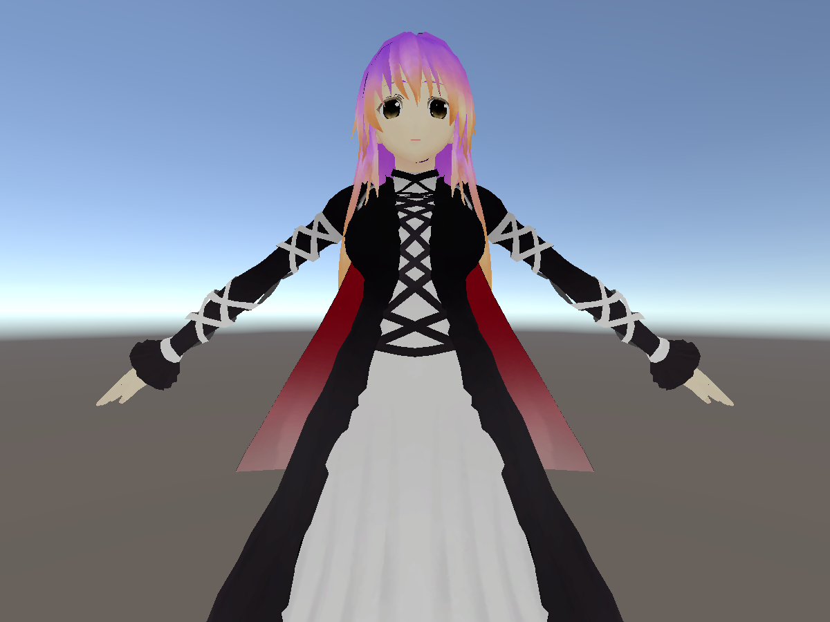 SCARY GIRL by raz0r - VRChat avatar preview