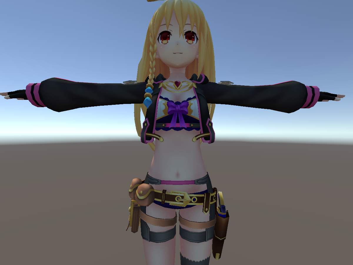 Anime Girl by Derzio - VRChat avatar preview