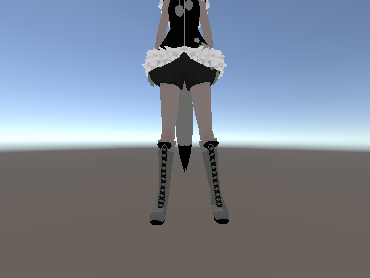 Dark-CustomAvatar by RikoDesu - VRChat avatar preview
