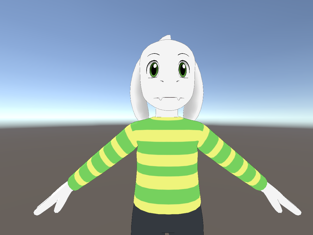 Tall Asriel by Innocent Furry Child - VRChat avatar preview