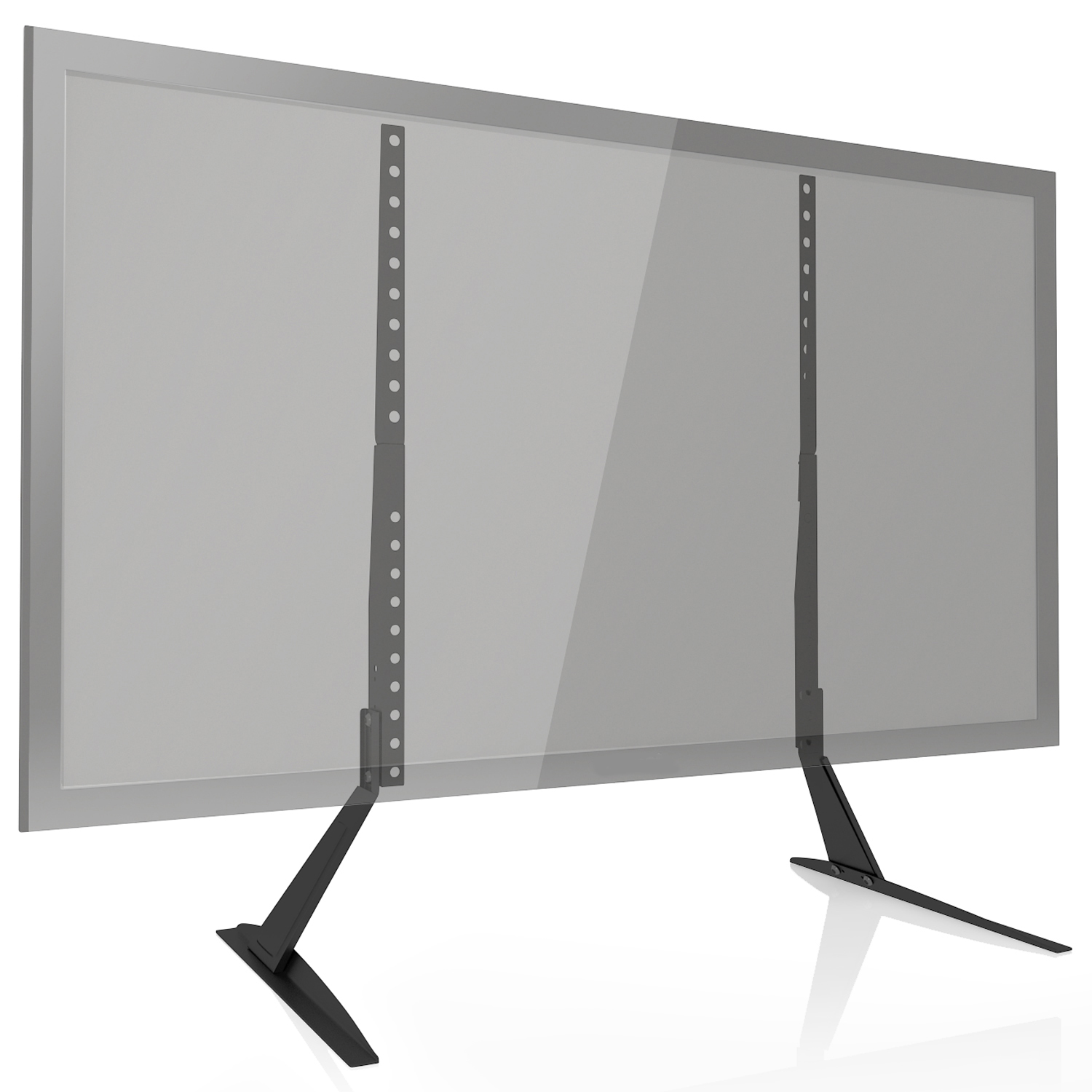 WALI Universal LCD Flat Screen TV Table Top Stand / Base fits 27" to 55