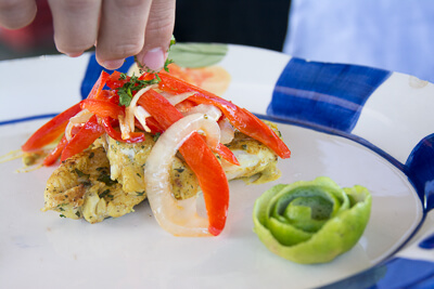 Image of a plate of ceviche